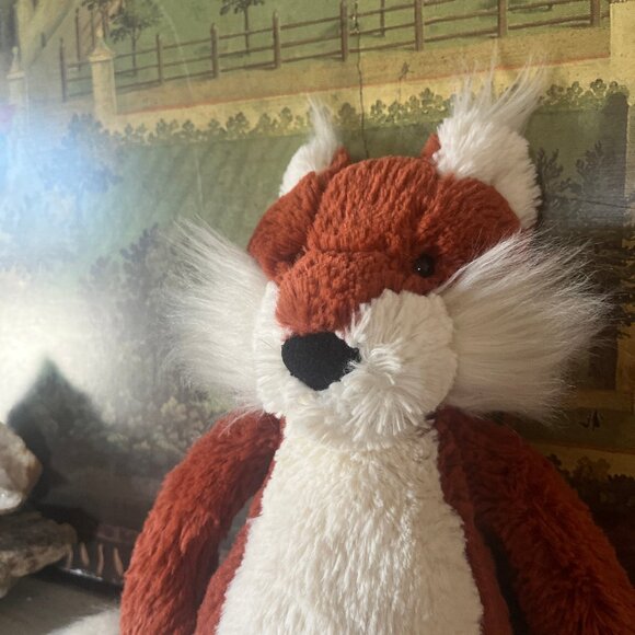 Bashful Fox Retired Jellycat Plush - Picture 4 of 7